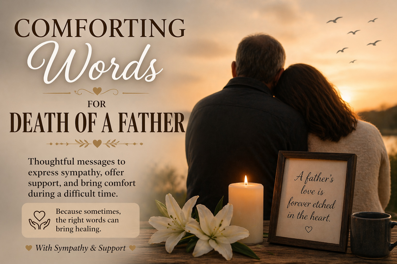 70 Comforting Words for Death of a Father