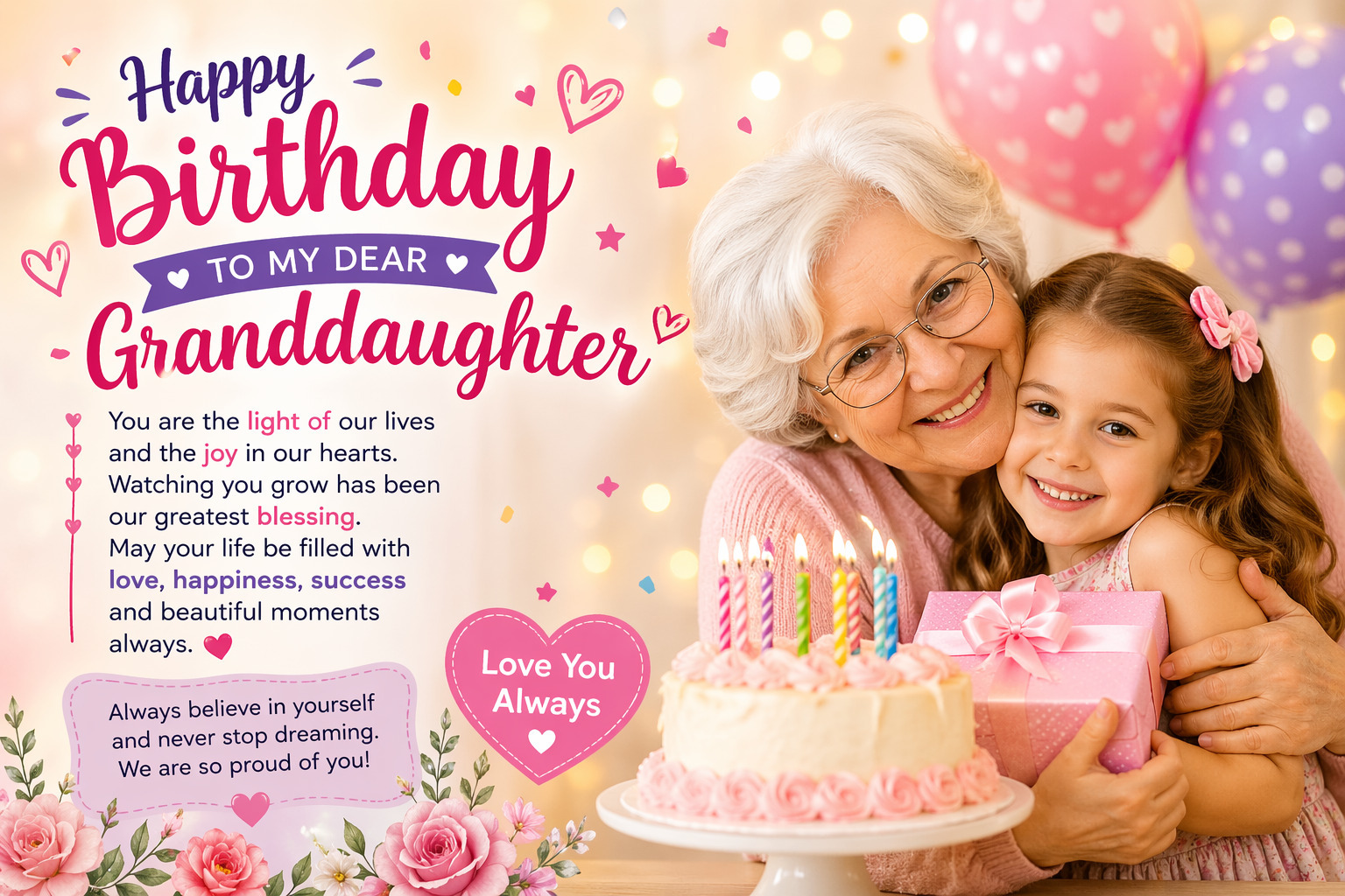 Granddaughter Birthday Wishes