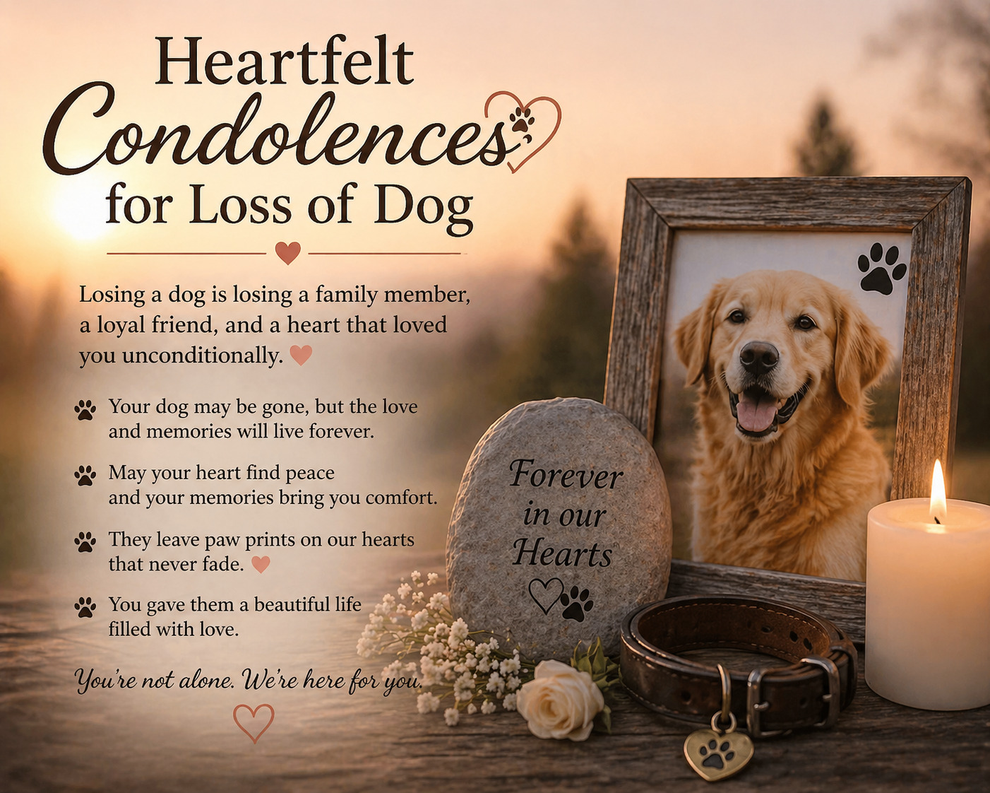 Heartfelt Condolences for Loss of Dog