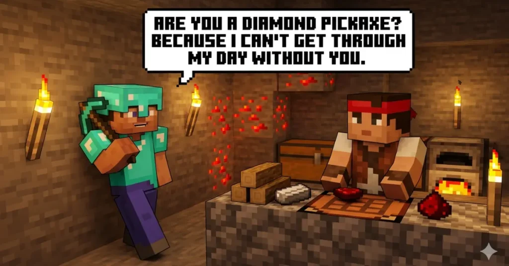 Dirty Minecraft Pickup Lines