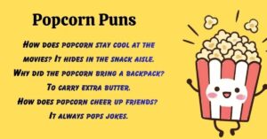 Popcorn Food Puns