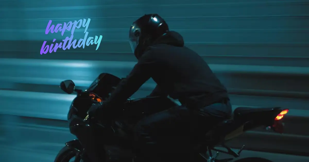 birthday wishes for bikers