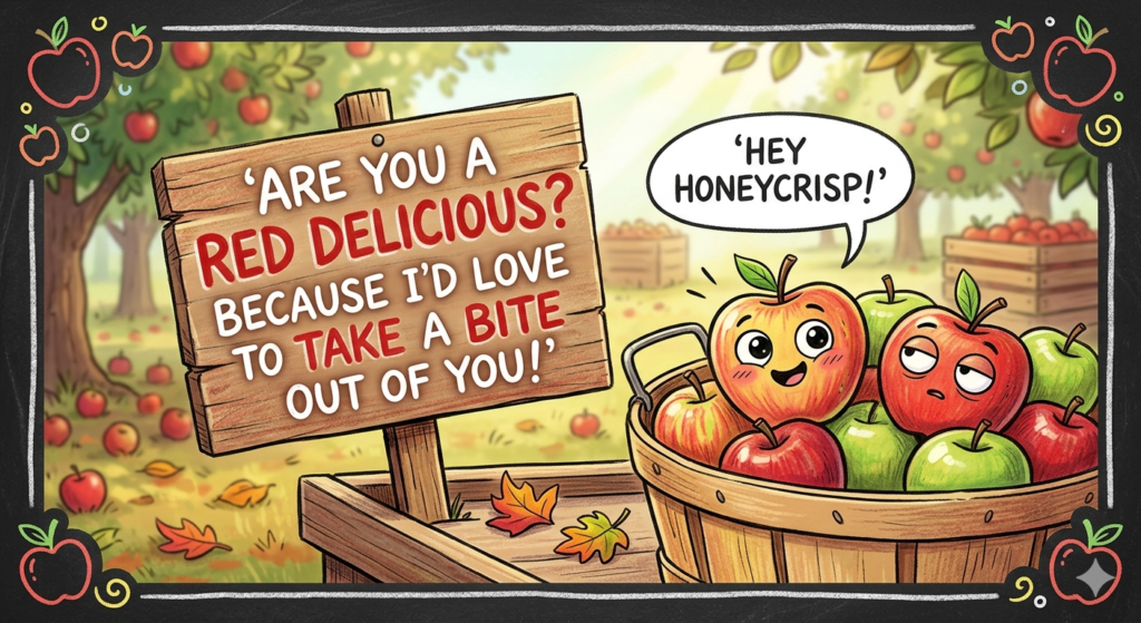Funny Apple Pick Up Lines