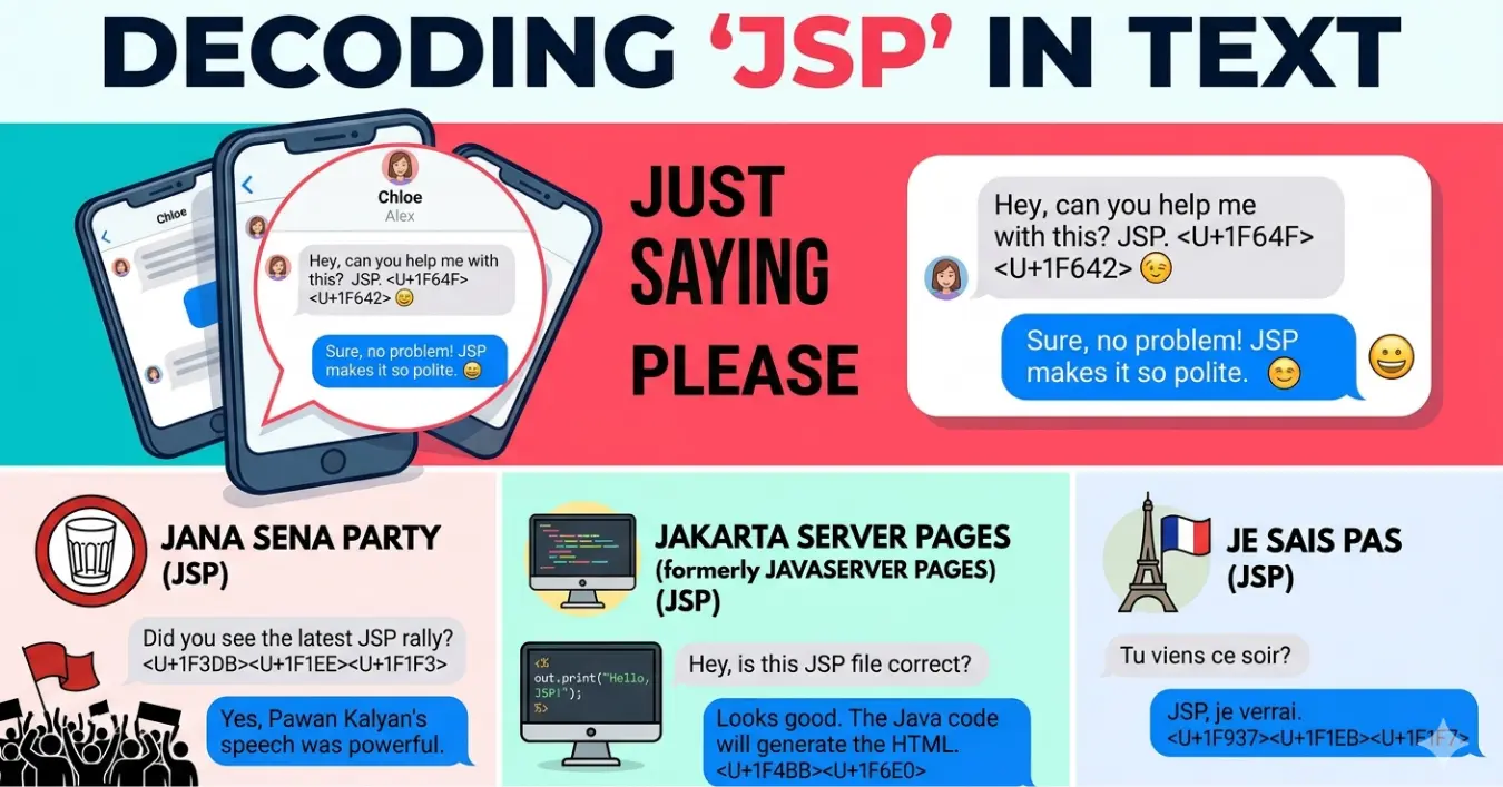 What Does JSP Mean in Text