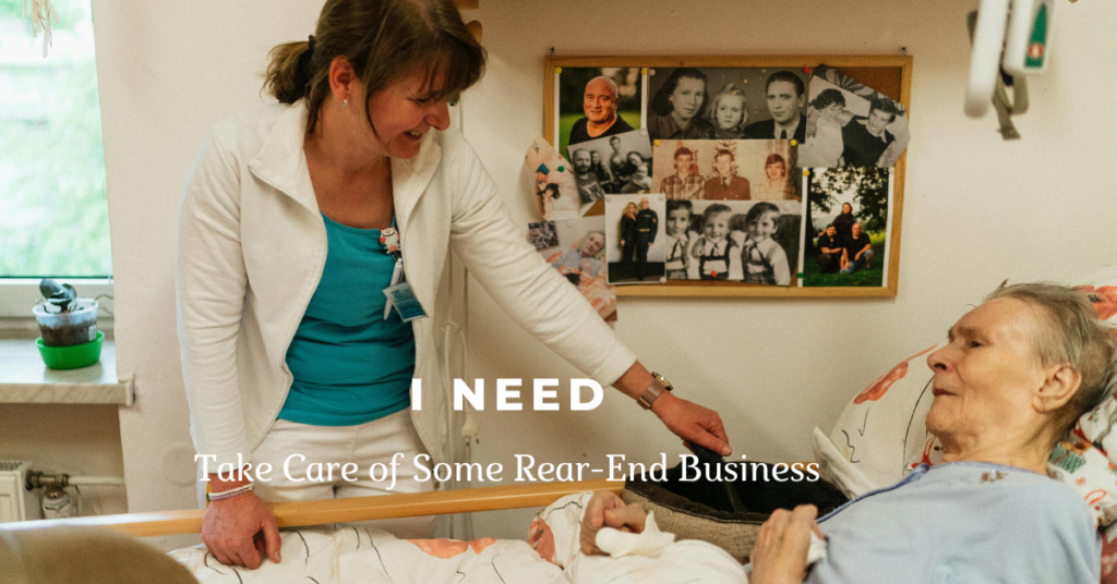 Take Care of Some Rear-End Business