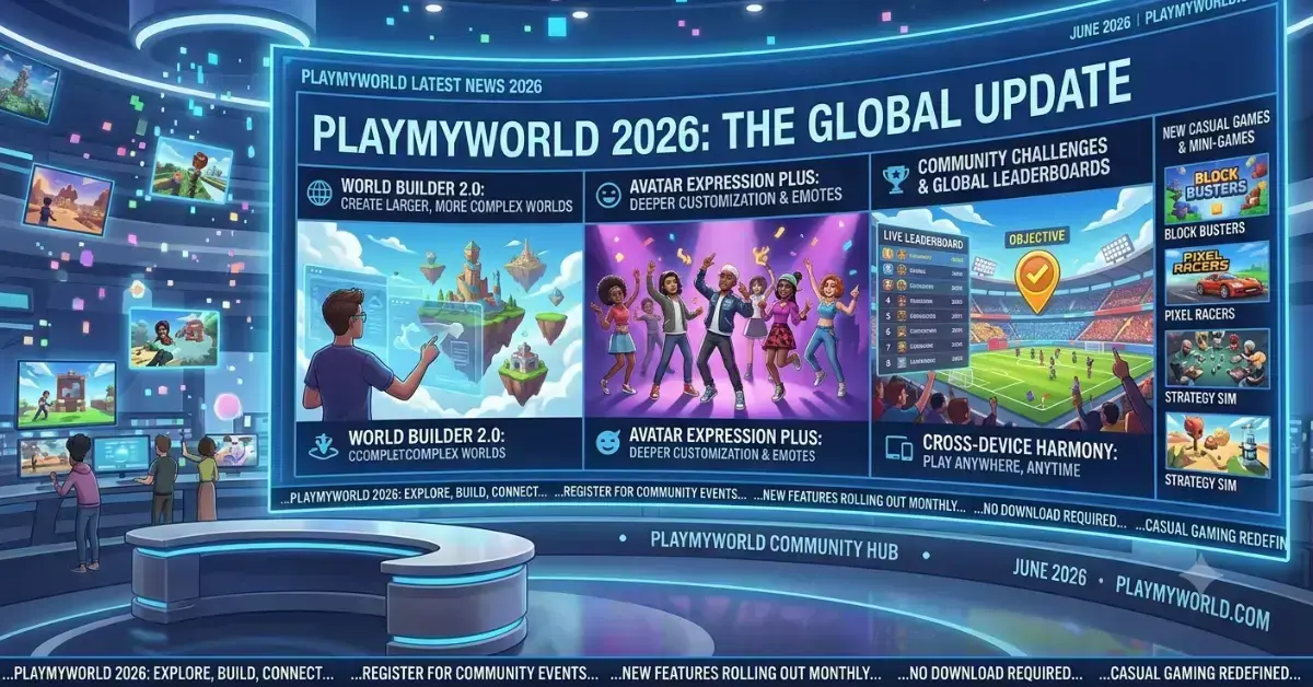 PlayMyWorld Latest News