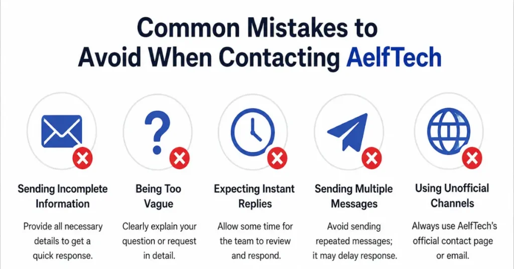 Common Mistakes to Avoid When Contacting AelfTech